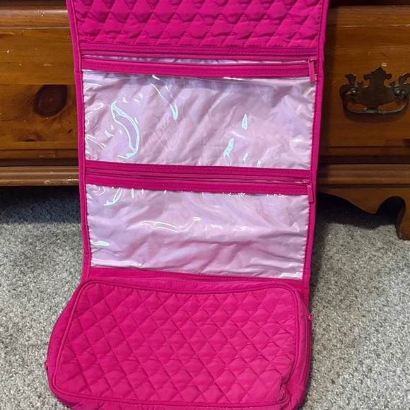 Vera Bradley Fuchsia Toiletry Tote !read descrip! - Picture 5 of 10